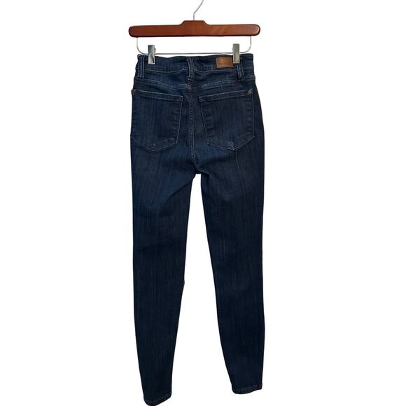 Judy Blue Skinny Fit Blue Jeans Button Fly Style #JB82331DK Women’s Size‎ 0 / 24 - Picture 2 of 8